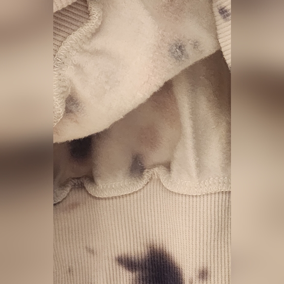 AFRM Tie Dye women's Hoodie In Black/ White Size XS - Picture 6 of 10